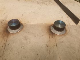 Soldadura MIG-MAG 135-136 caldeira de inox, em posição PB 2F.